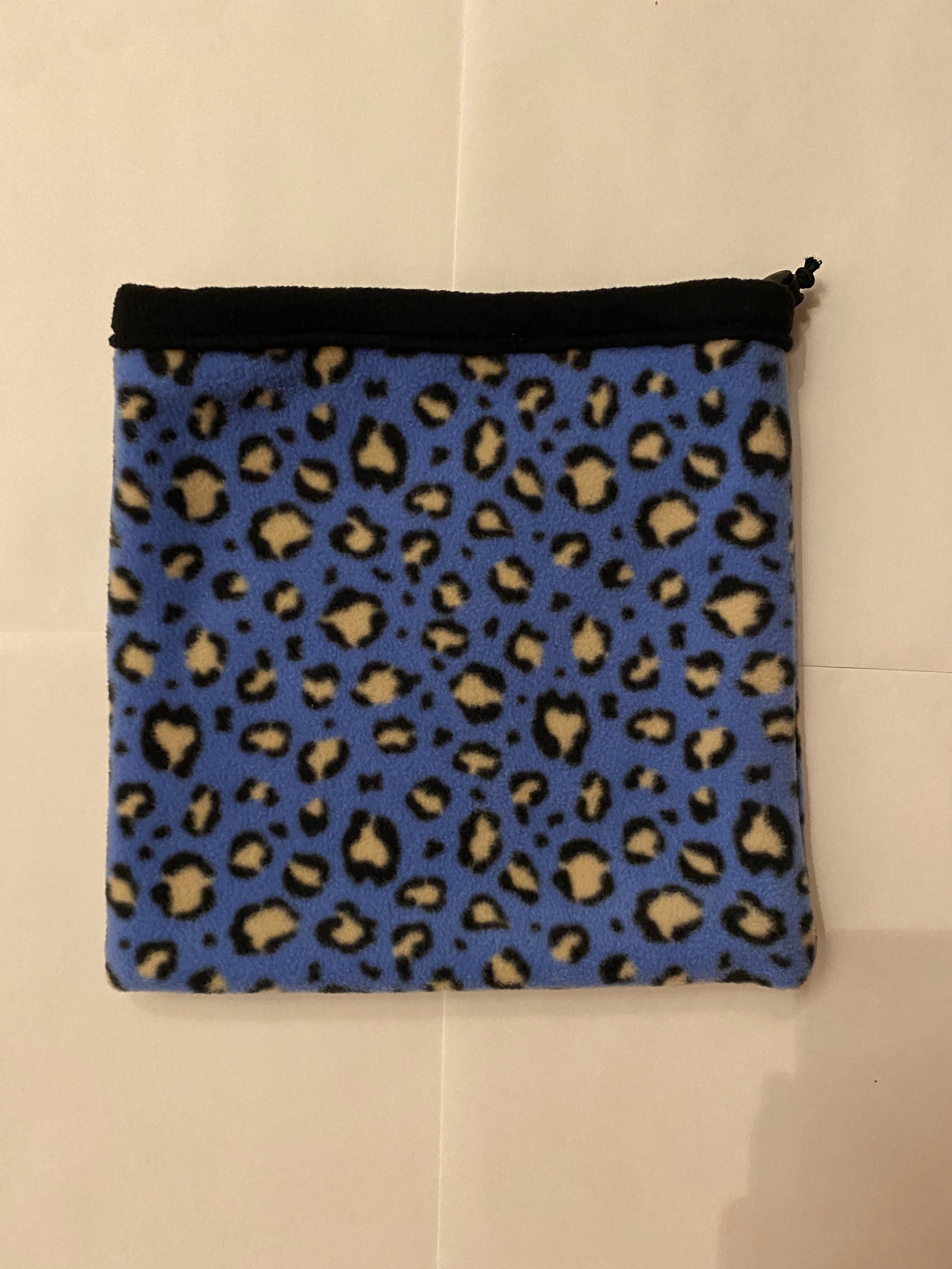 Blue leopard and black