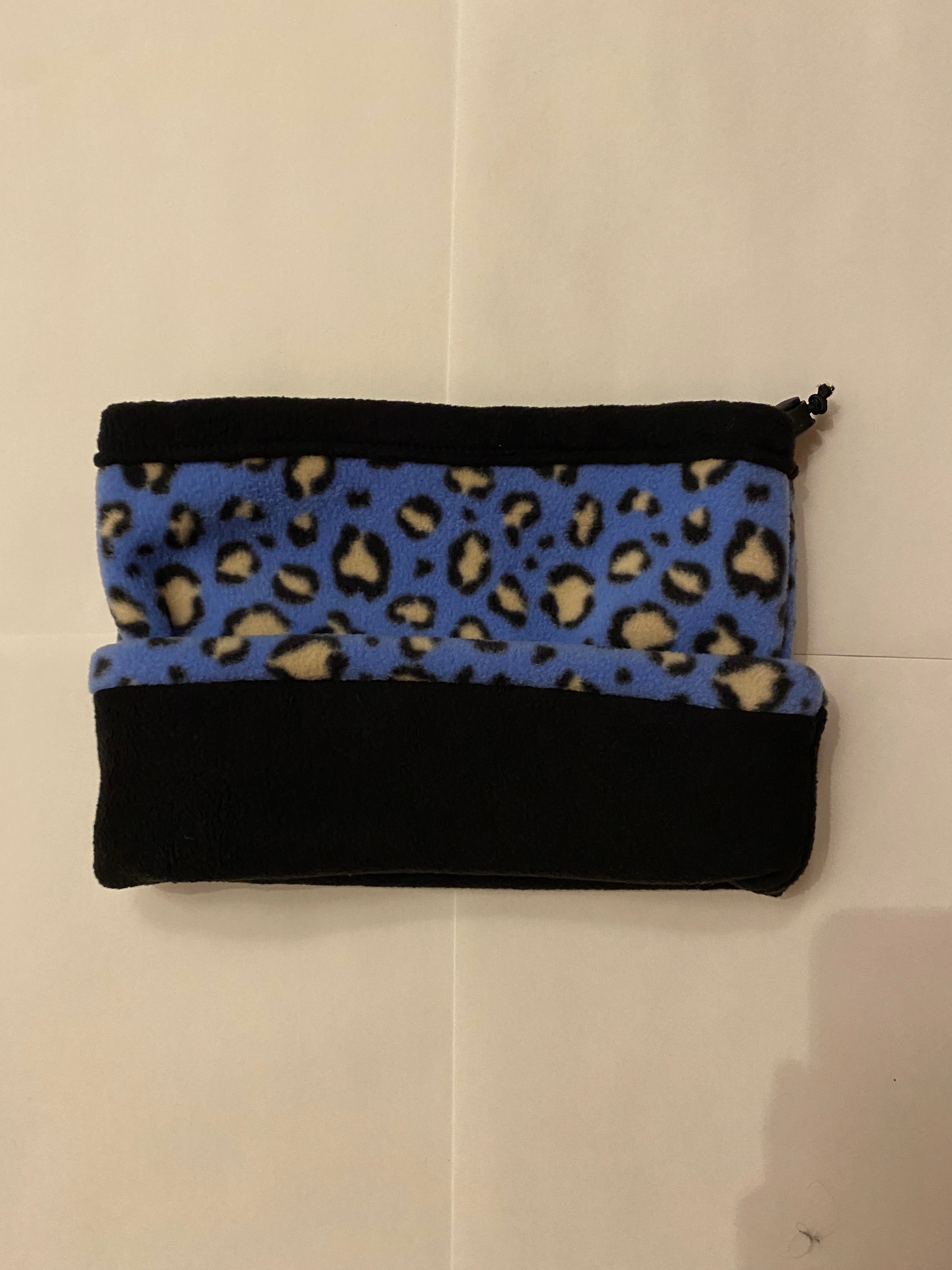 Blue leopard and black